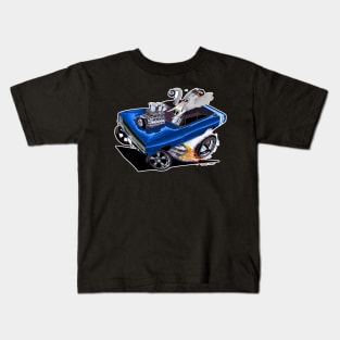 FULL CHARGE 1968 Blue Kids T-Shirt